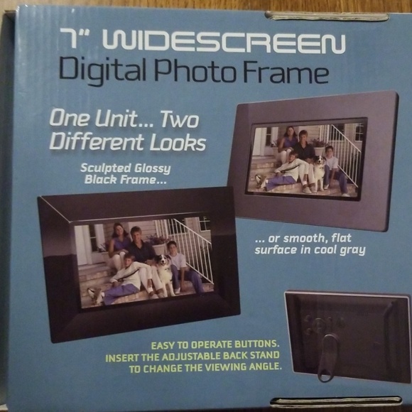 🎉NEW - SHOMI 7" WIDESCREEN Digital Photo Frame 🎉 - Picture 5 of 8